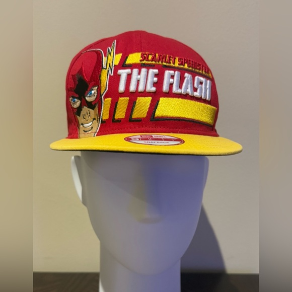 Vintage New Era DC Comics 9Fifty Snapback Scarlet Speedster The Flash - Picture 1 of 7
